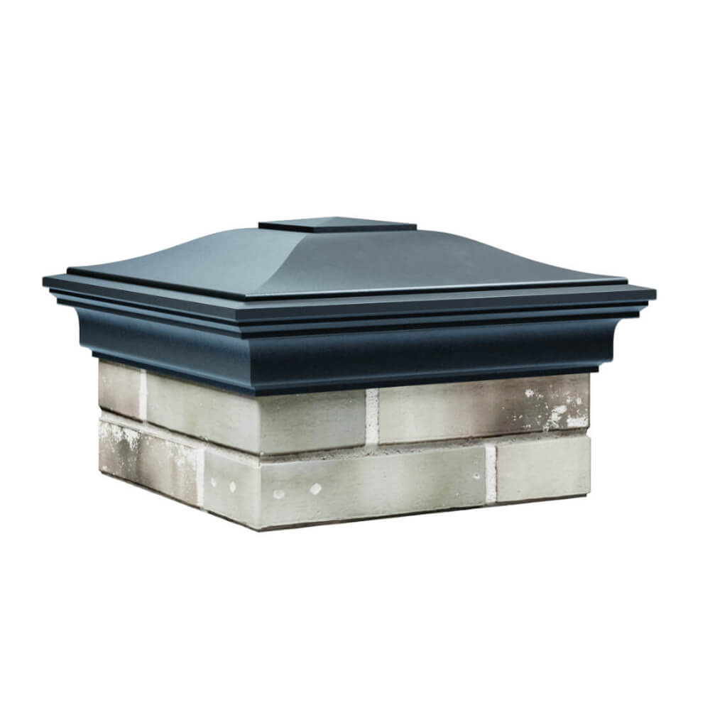 Колпак Zking Монблан Серый на столб 1.5х1.5 еврокирпича 0.7НФ (355х355мм) в Кишиневе фото