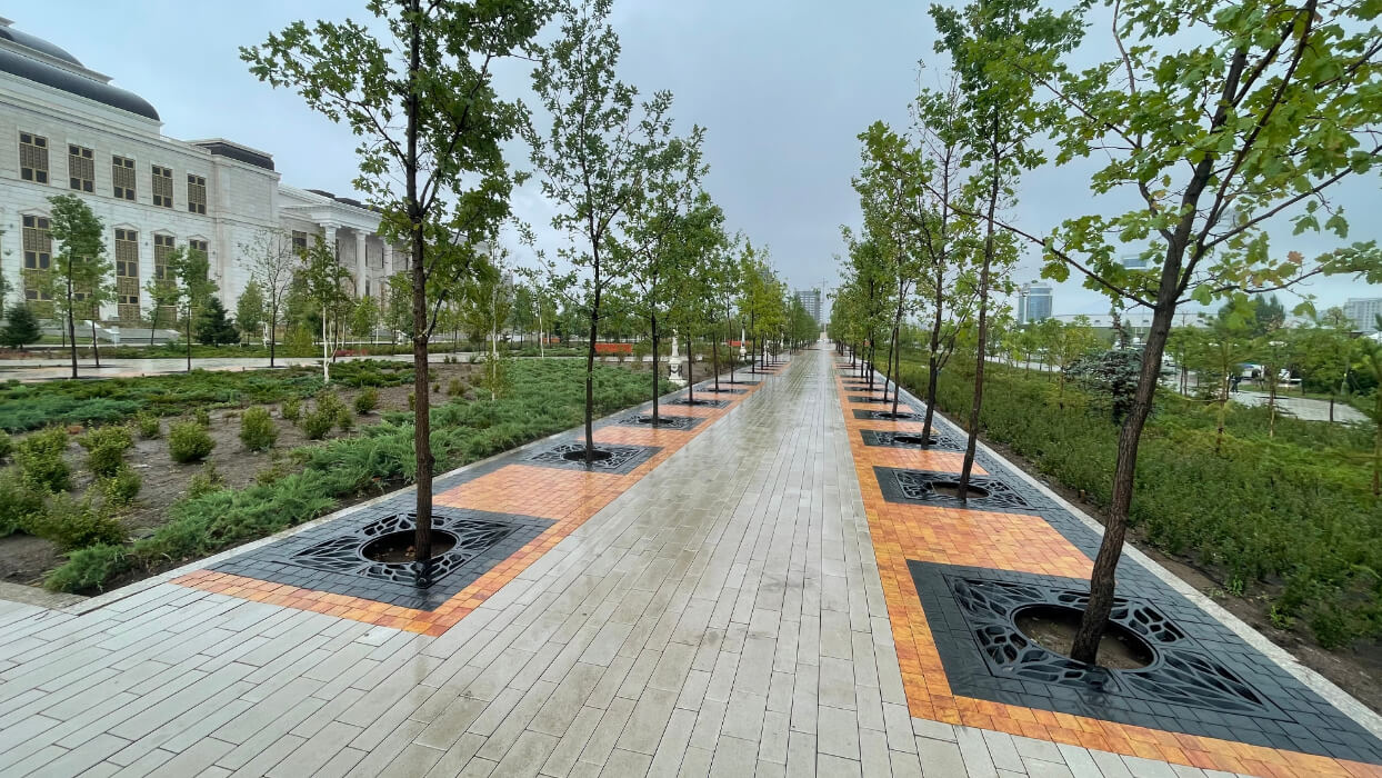 Приствольная решетка для дерева ZKING CRUST 1.2х1.2м Черная в Кишиневе фото