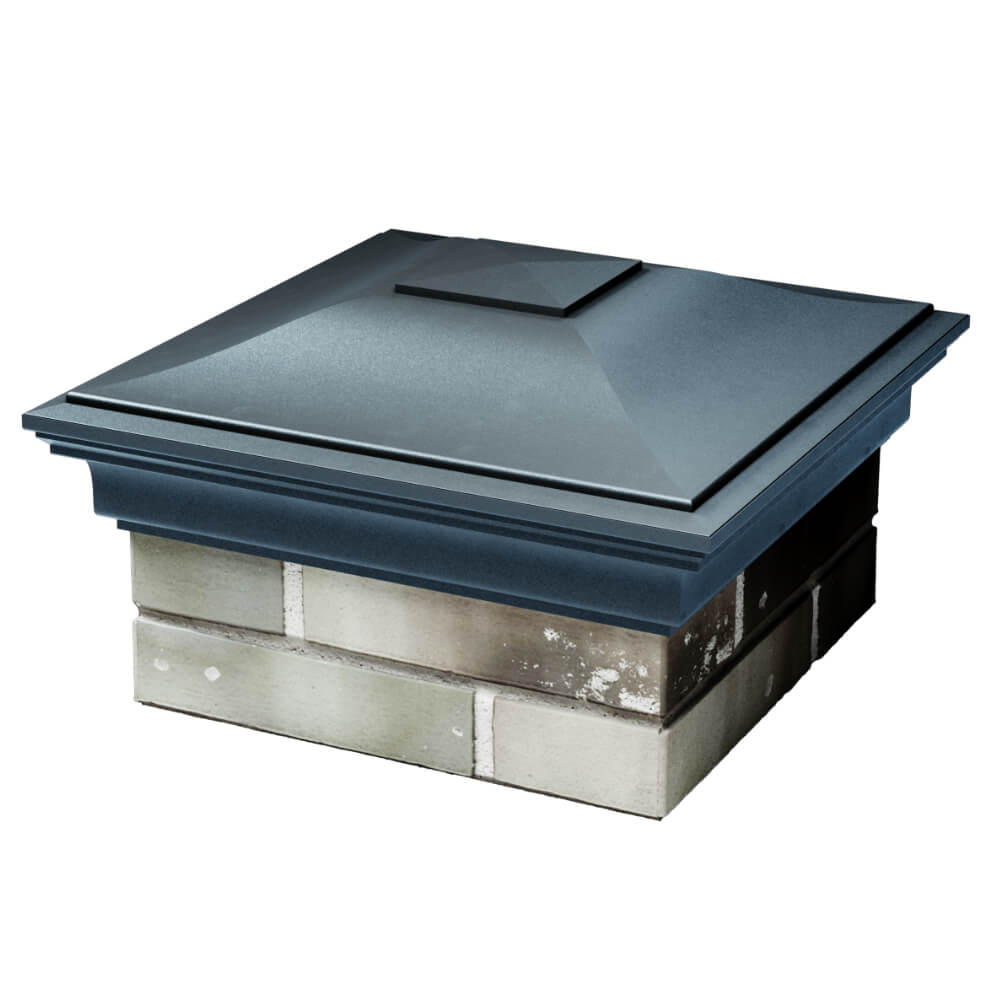 Колпак Zking Монблан Серый на столб 1.5х1.5 кирпича (385х385мм) в Кишиневе фото