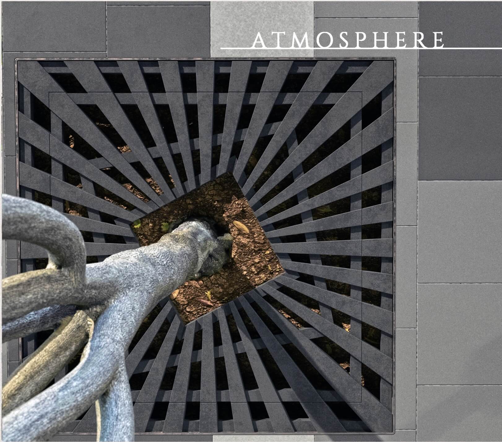 Приствольная решетка для дерева ZKING ATMOSPHERE 1.2х1.2м Черная в Кишиневе фото