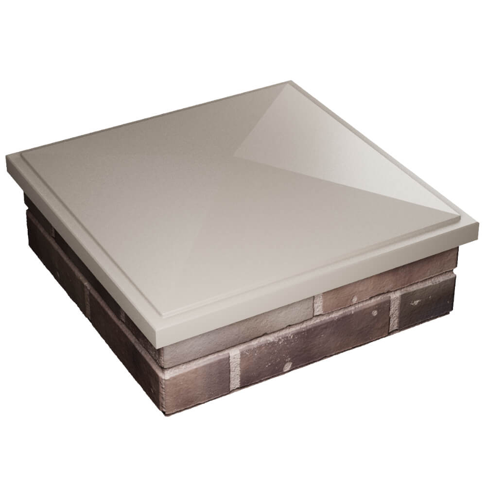 Колпак Zking БонаМоно Бежевый на столб 2х2 кирпича (515х515, 530х530мм) в Кишиневе фото