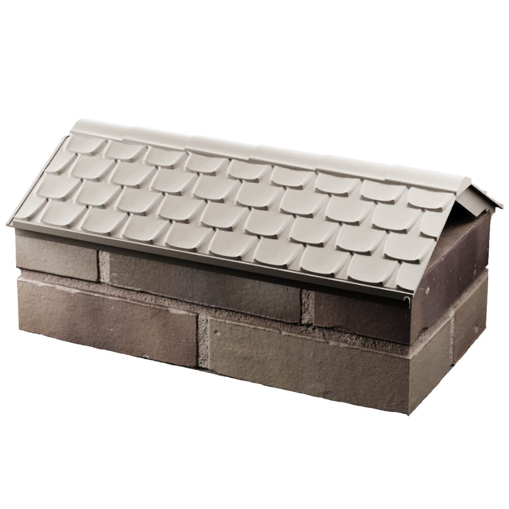 Парапет Zking Эльбрус Бежевый с посадкой на 1 кирпич (255мм) в Кишиневе фото