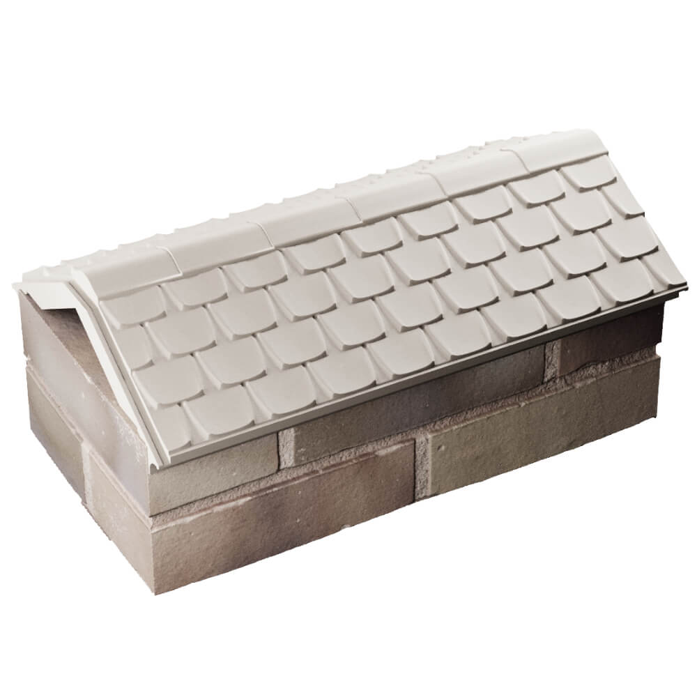 Парапет Zking Эльбрус Бежевый с посадкой на 1 кирпич (255мм) в Кишиневе фото