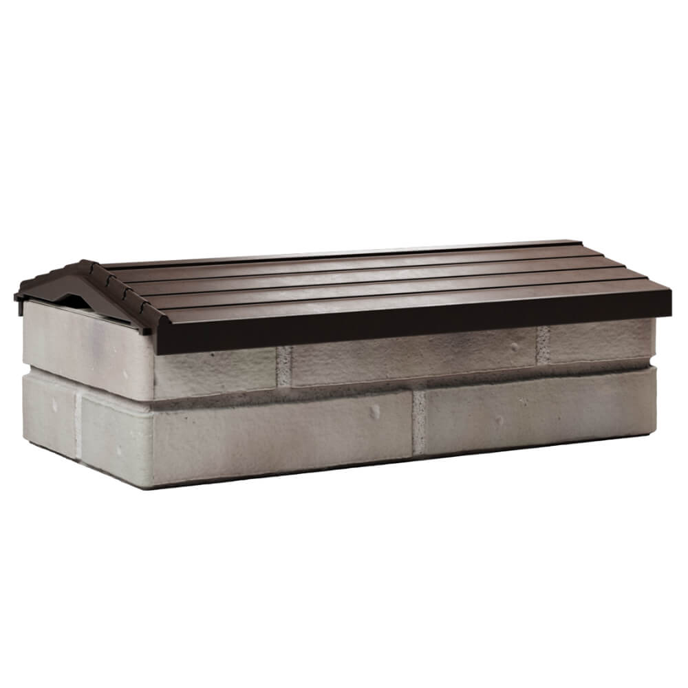 Парапет Zking Бона ХайТек Коричневый с посадкой на 1 кирпич (200/225/255мм) Кишинев фото