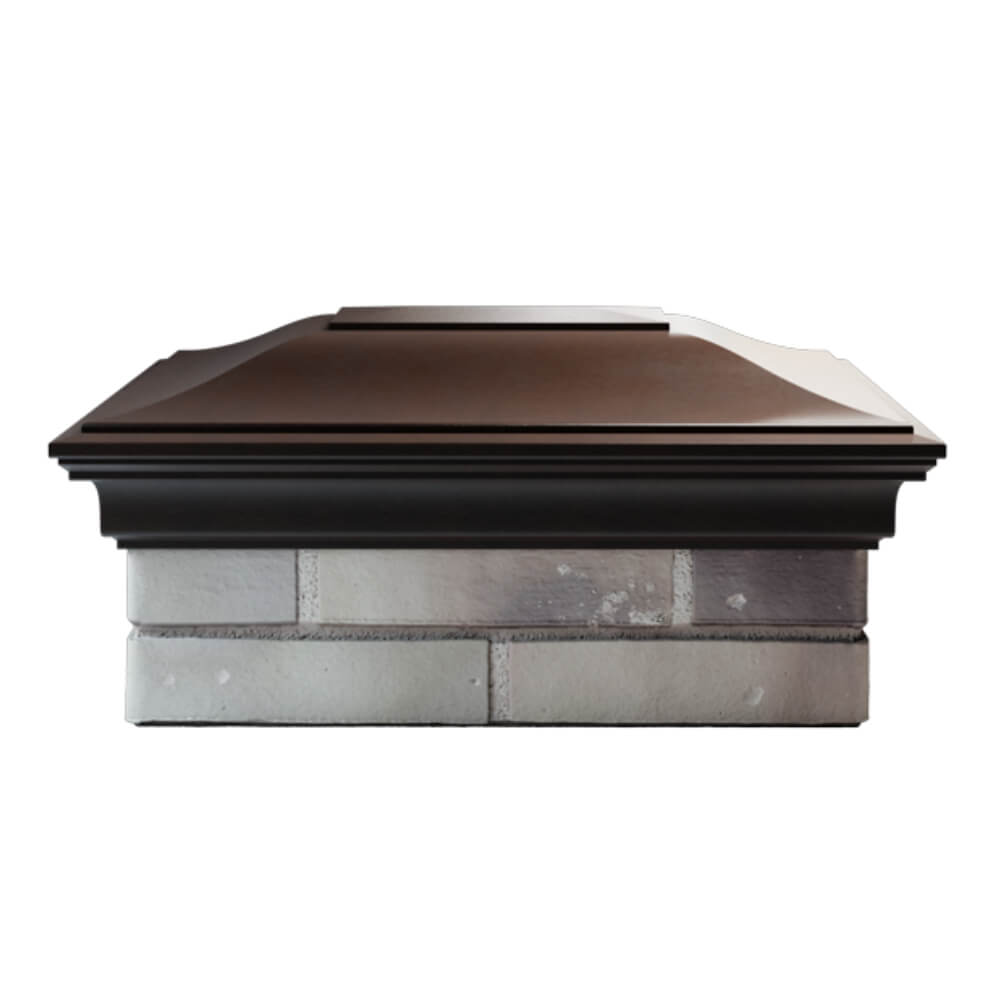 Колпак Zking Монблан Коричневый на столб 2х1.5 кирпича (515х385мм) в Кишиневе фото