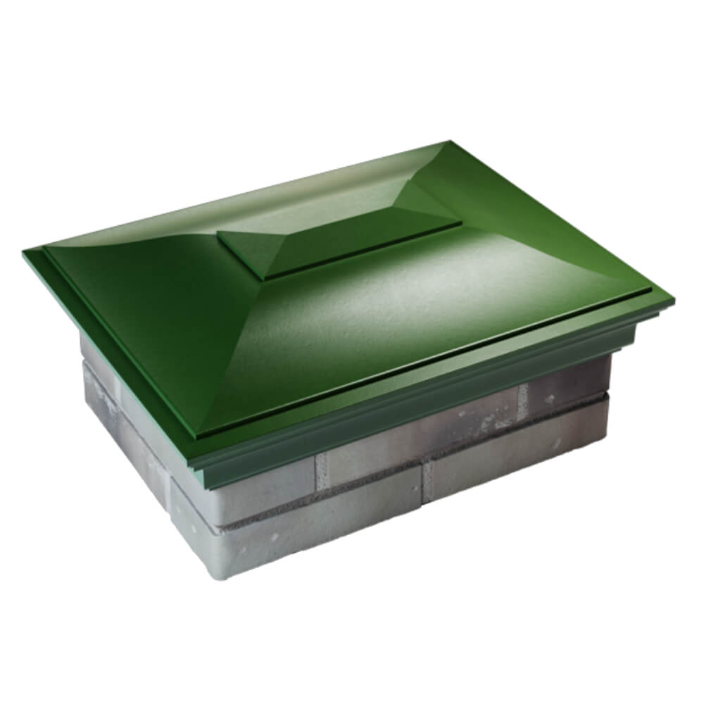 Колпак Zking Монблан Зеленый на столб 2х1.5 кирпича (515х385мм) Кишинев фото