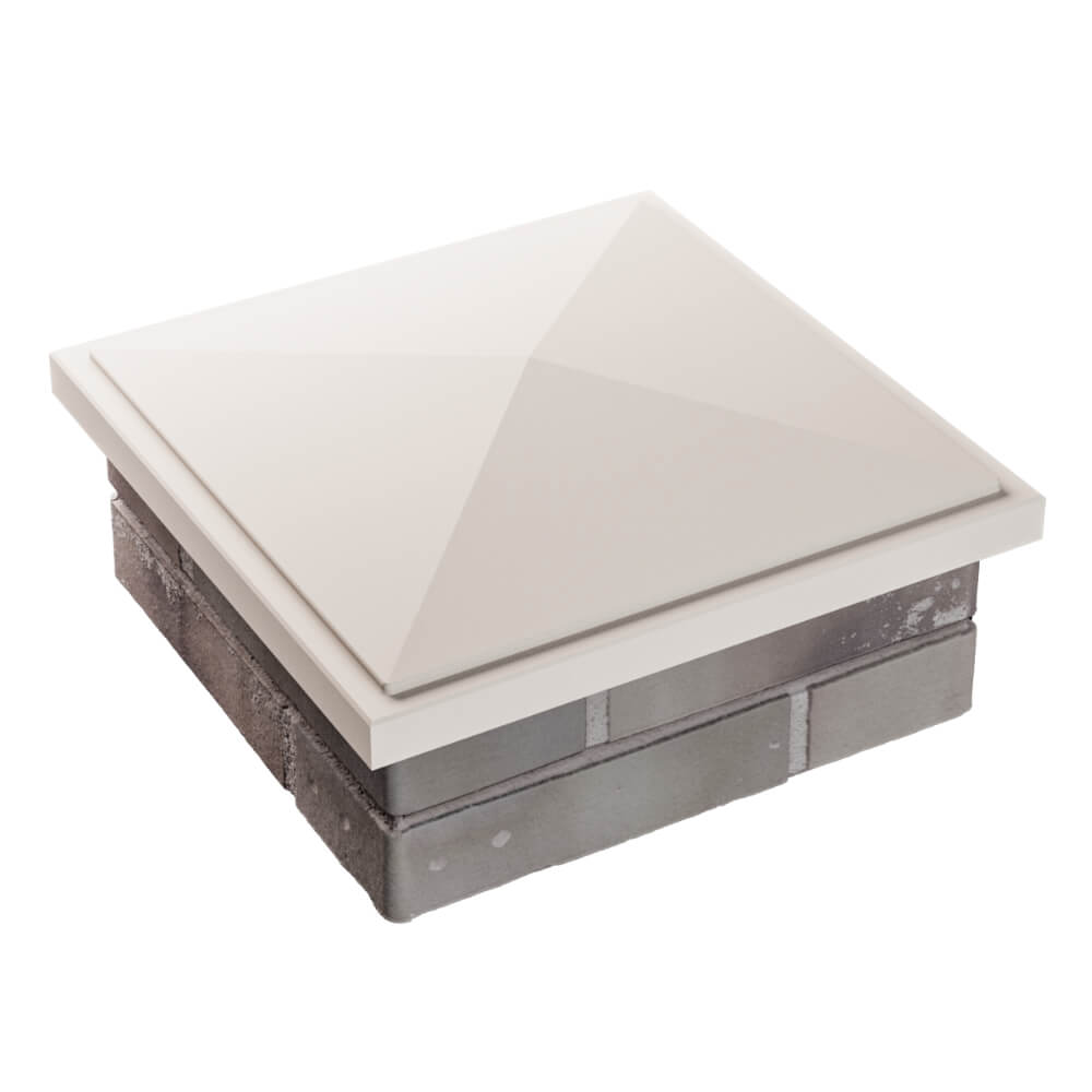 Колпак Zking БонаМоно Бежевый на столб 1.5х1.5 кирпича (385х385, 400х400мм) в Кишиневе фото