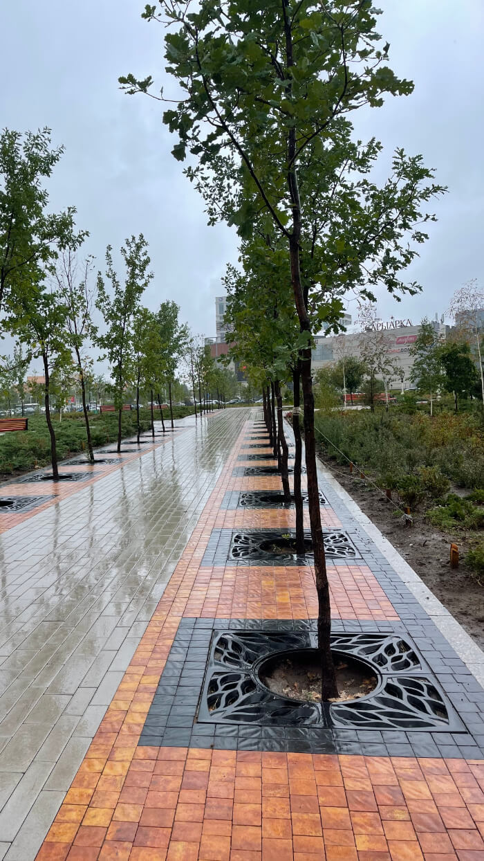 Приствольная решетка для дерева ZKING CRUST 1.2х1.2м Черная в Кишиневе фото