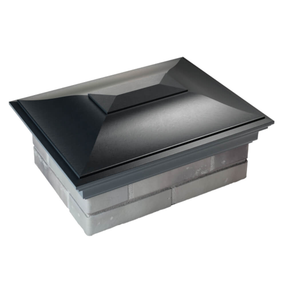 Колпак Zking Монблан Черный на столб 2х1.5 кирпича (515х385мм) Кишинев фото