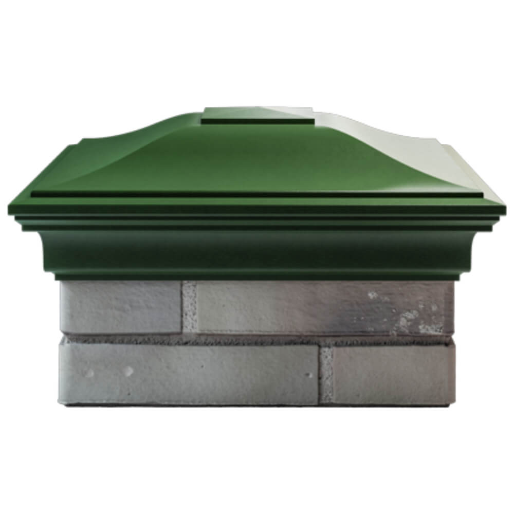 Колпак Zking Монблан Зеленый на столб 1.5х1.5 кирпича (385х385мм) Кишинев фото