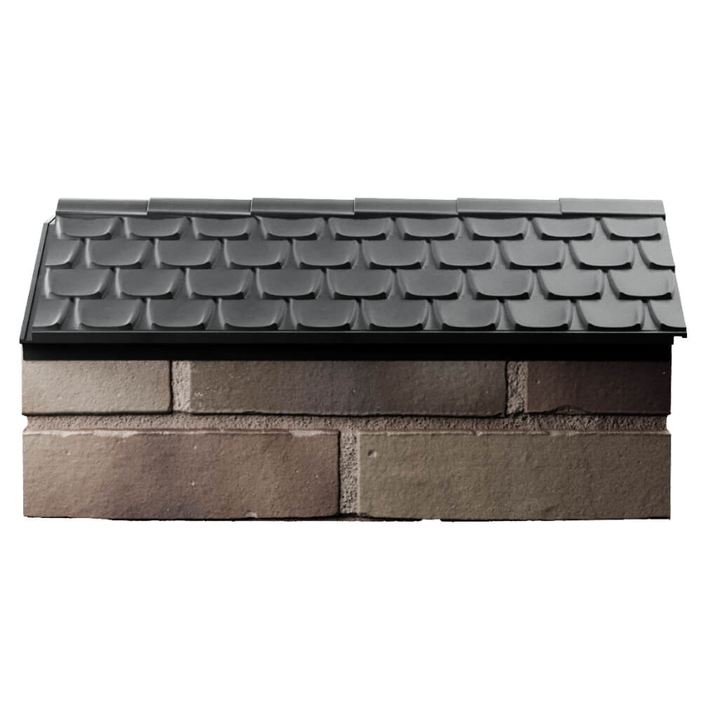 Парапет Zking Эльбрус Серый с посадкой на 1 кирпич (255мм) в Кишиневе фото