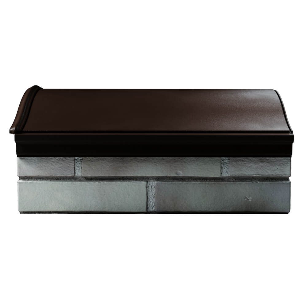 Парапет Zking Монблан Коричневый посадка на 1.5 кирпича (355/385мм) в Кишиневе фото