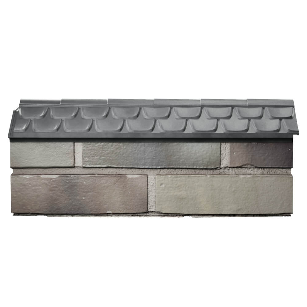 Парапет Zking Эльбрус Серый с посадкой на 0.5 кирпича (130мм) в Кишиневе фото