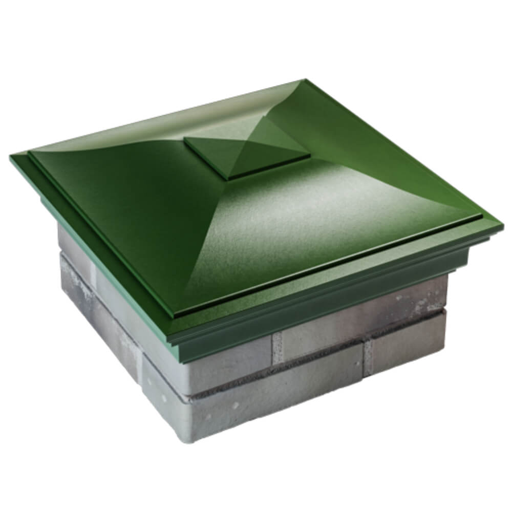 Колпак Zking Монблан Зеленый на столб 1.5х1.5 кирпича (385х385мм) в Кишиневе фото
