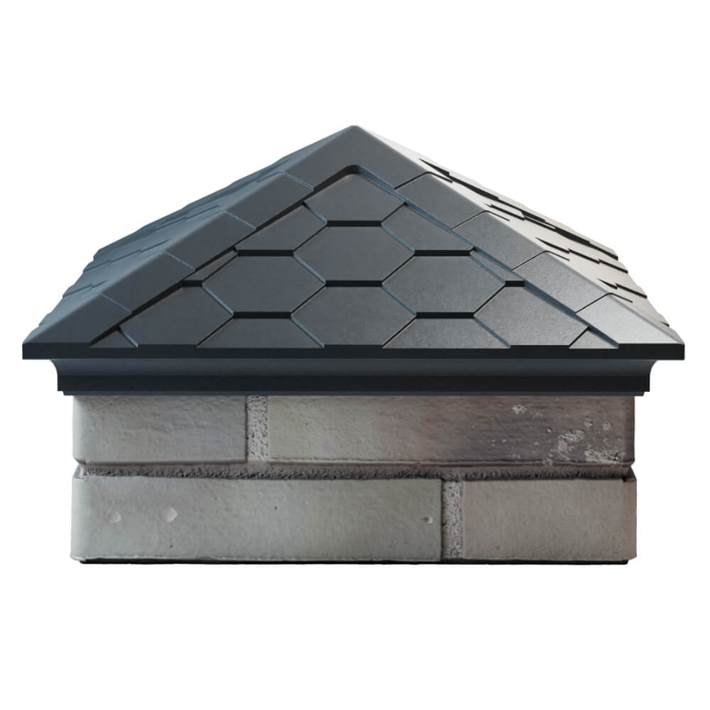 Колпак Zking Эверест Серый на столб 1.5х1.5 кирпича (390х390мм) Кишинев фото