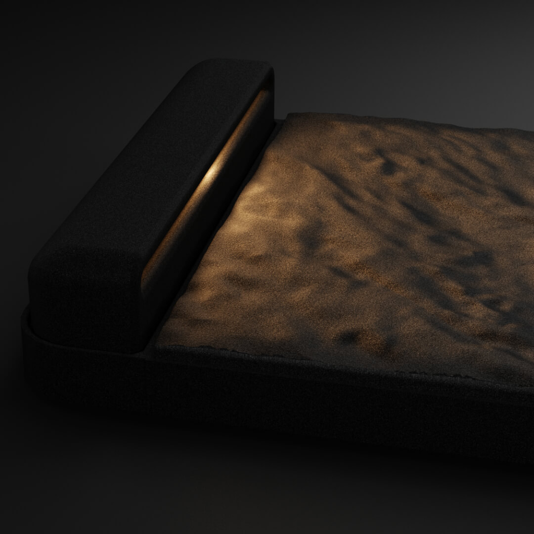 LED Светильник для шаговой плиты STONE Черный Сланец 330х75х98мм Кишинев фото