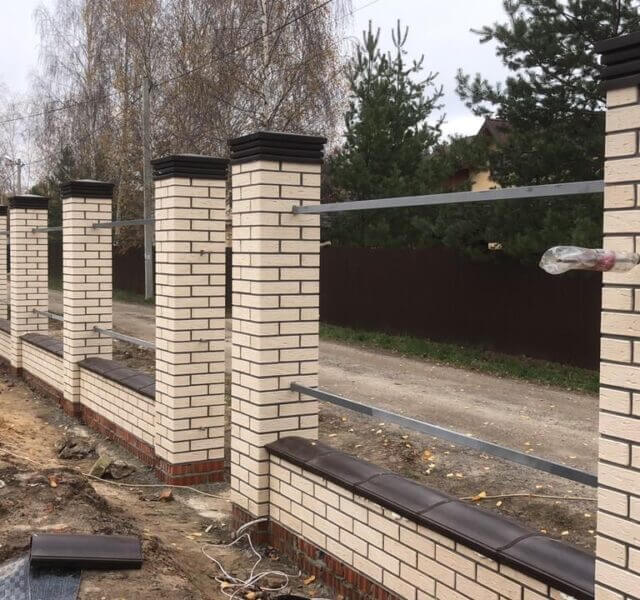 Колпак Zking Бона ХайТек Коричневый на столб 1.5х1.5 кирпича (385х385мм) в Кишиневе фото