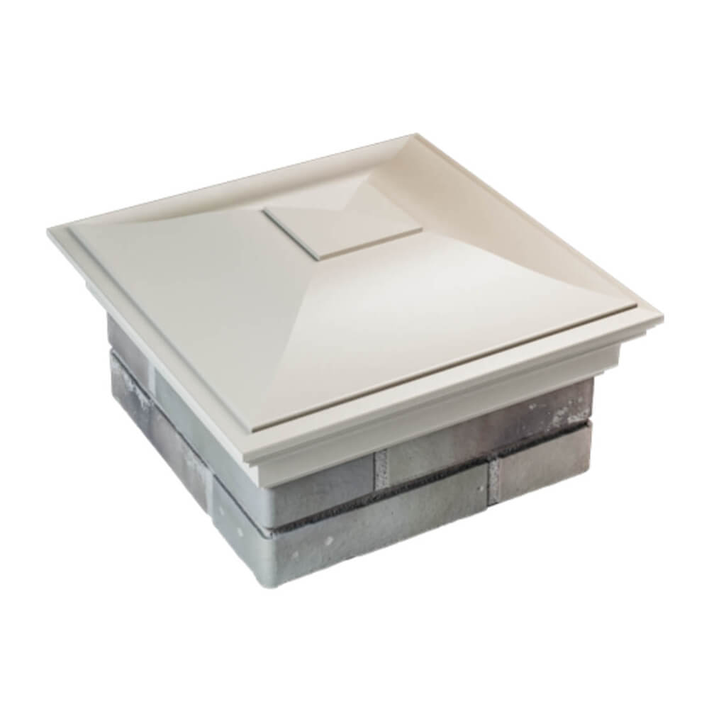 Колпак Zking Монблан Бежевый на столб 1.5х1.5 еврокирпича 0.7НФ (355х355мм) в Кишиневе фото