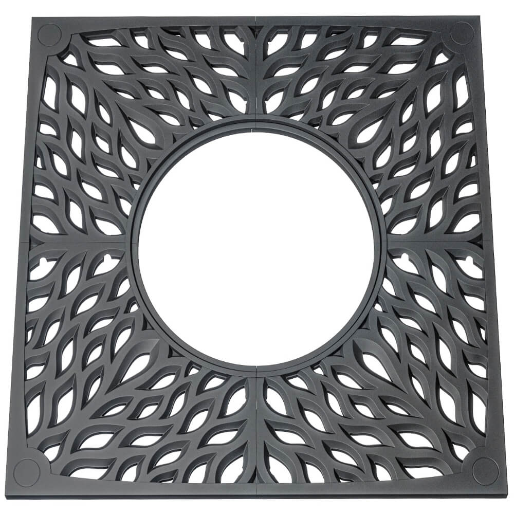 Приствольная решетка для дерева ZKING CRUST 2х2м Черная Кишинев фото