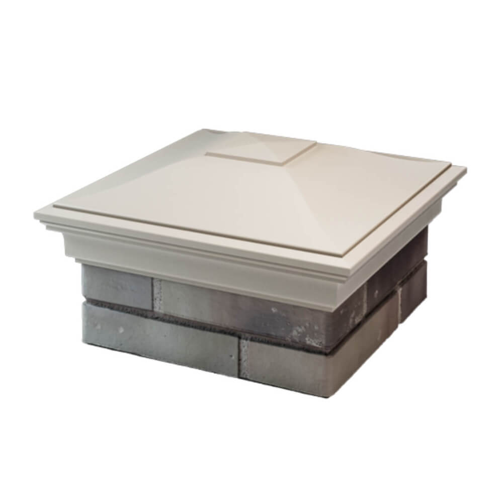 Колпак Zking Монблан Бежевый на столб 1.5х1.5 еврокирпича 0.7НФ (355х355мм) в Кишиневе фото