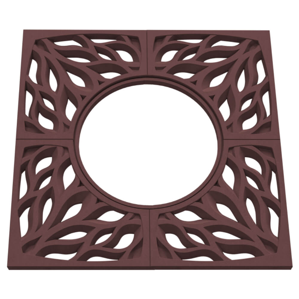 Приствольная решетка для дерева ZKING CRUST 1.2х1.2м Коричневая в Кишиневе фото