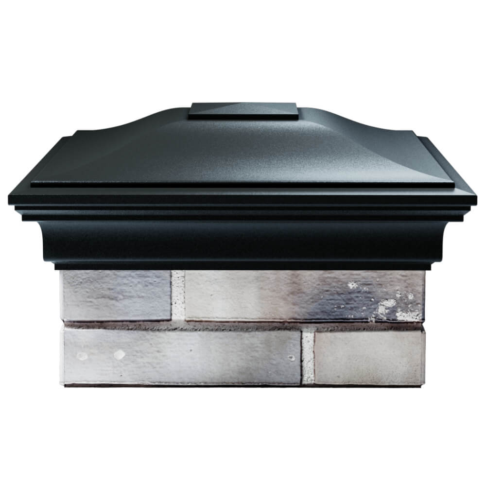 Колпак Zking Монблан Черный на столб 1.5х1.5 кирпича (385х385мм) Кишинев фото