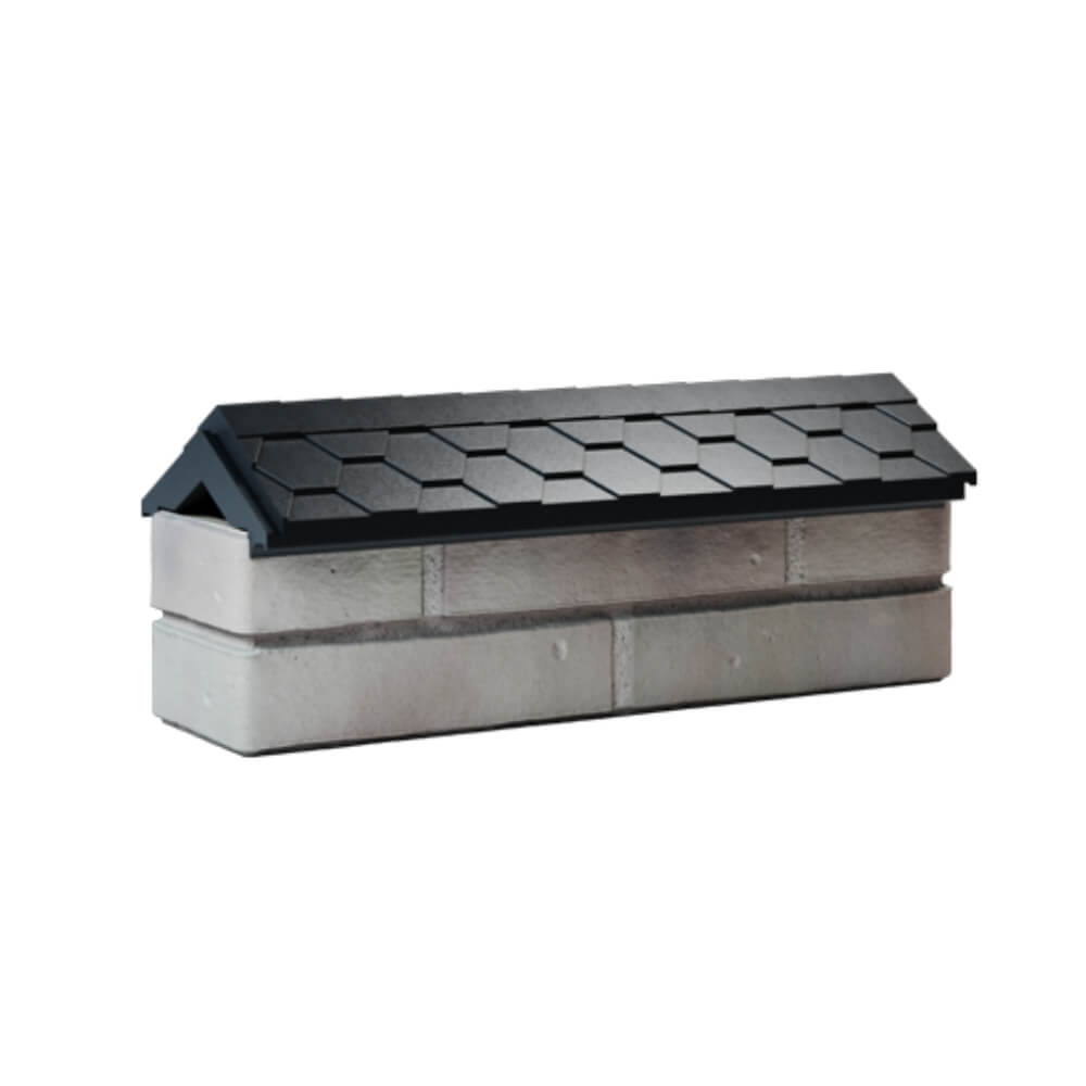 Парапет Zking Эверест Черный с посадкой на 0.5 кирпича (130мм) Кишинев фото