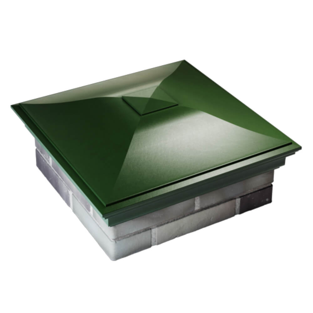 Колпак Zking Монблан Зеленый на столб 2х2 кирпича (515х515мм) Кишинев фото