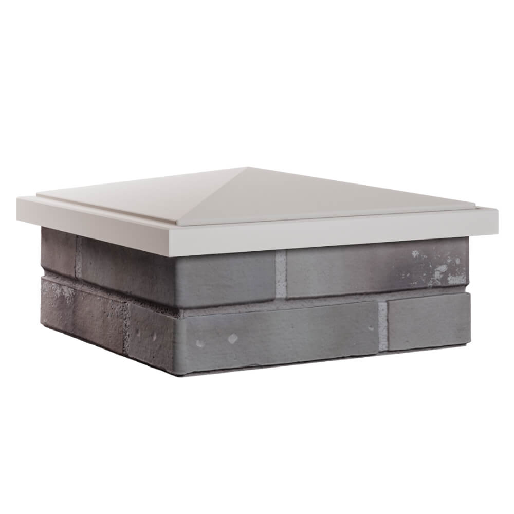 Колпак Zking БонаМоно Бежевый на столб 1.5х1.5 кирпича (385х385, 400х400мм) в Кишиневе фото