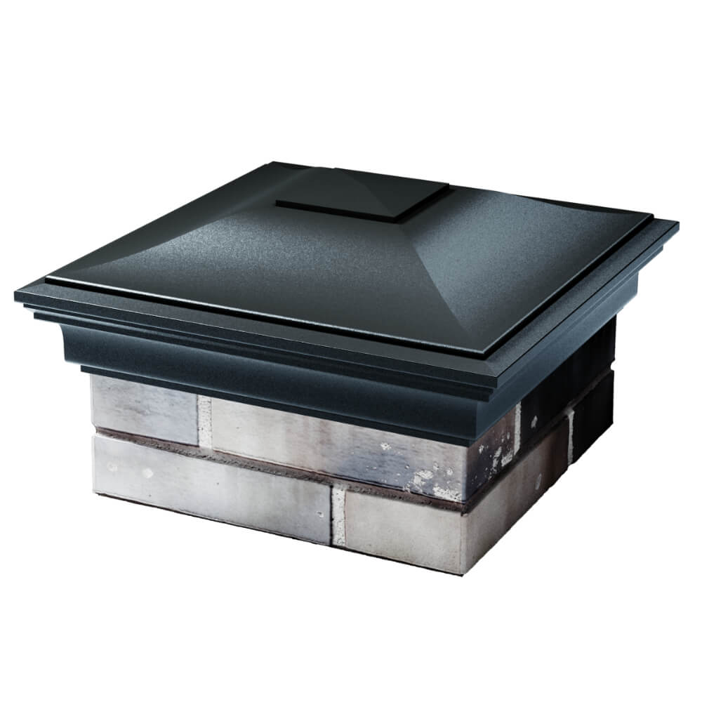 Колпак Zking Монблан Черный на столб 1.5х1.5 кирпича (385х385мм) в Кишиневе фото