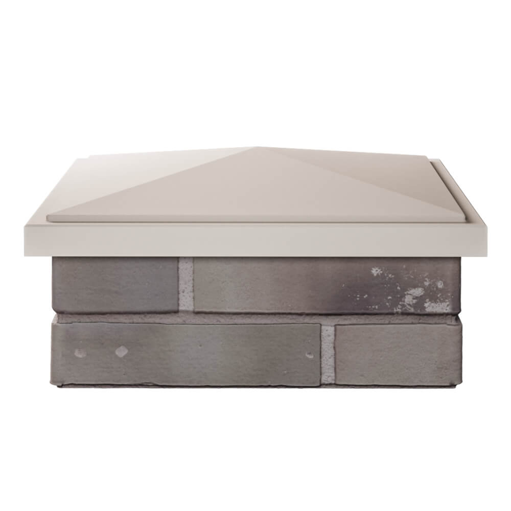 Колпак Zking БонаМоно Бежевый на столб 1.5х1.5 кирпича (385х385, 400х400мм) Кишинев фото