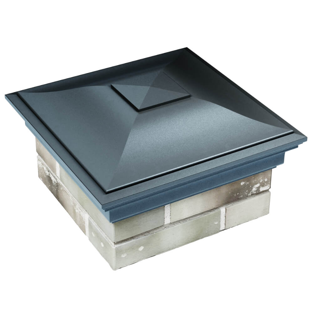 Колпак Zking Монблан Серый на столб 1.5х1.5 кирпича (385х385мм) в Кишиневе фото