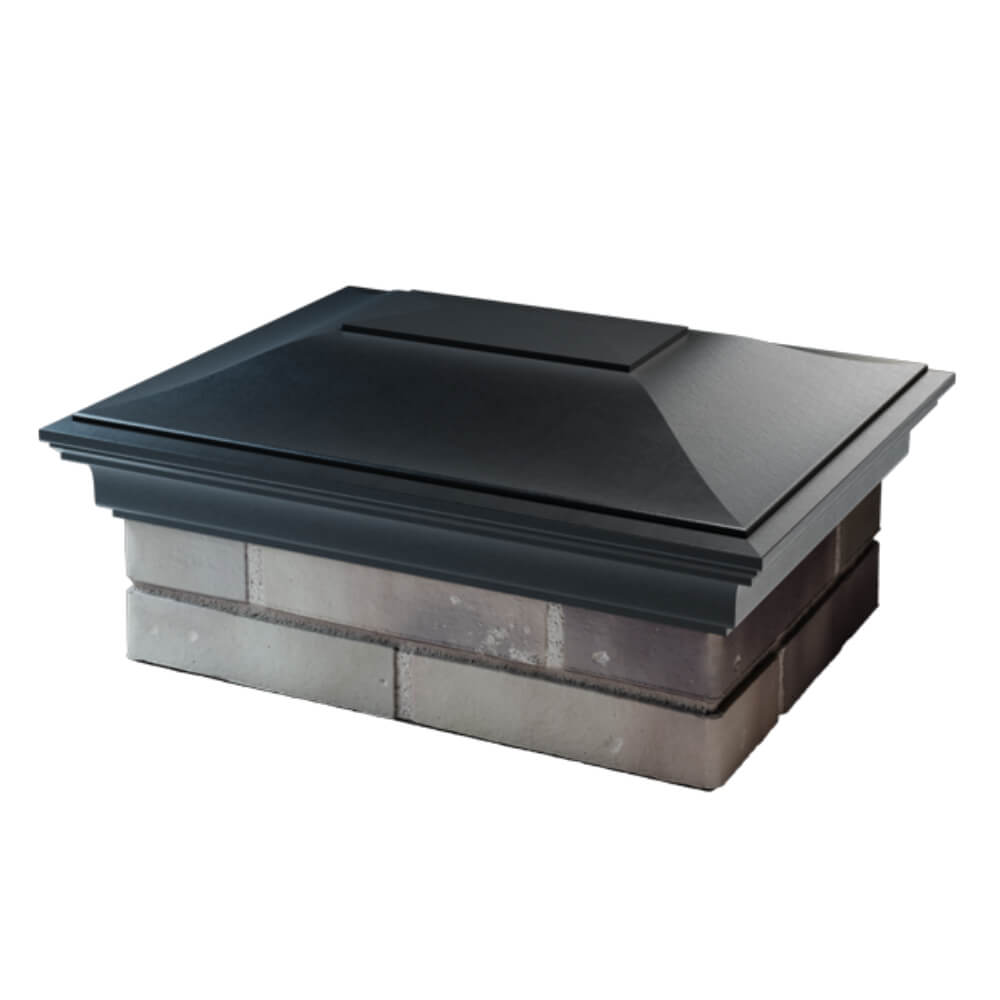 Колпак Zking Монблан Черный на столб 2х1.5 кирпича (515х385мм) в Кишиневе фото