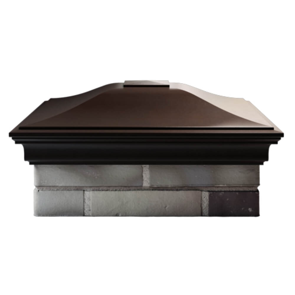 Колпак Zking Монблан Коричневый на столб 2х2 кирпича (515х515мм) в Кишиневе фото