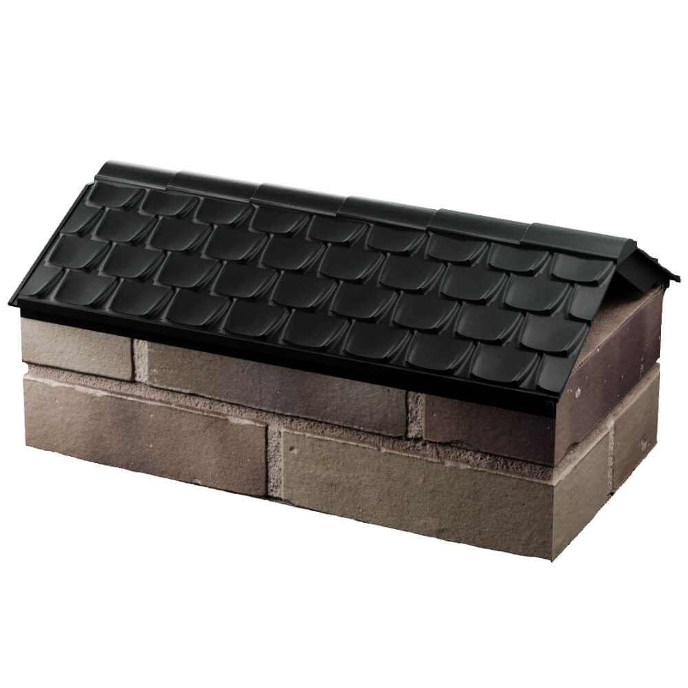 Парапет Zking Эльбрус Черный с посадкой на 1 кирпич (255мм) в Кишиневе фото