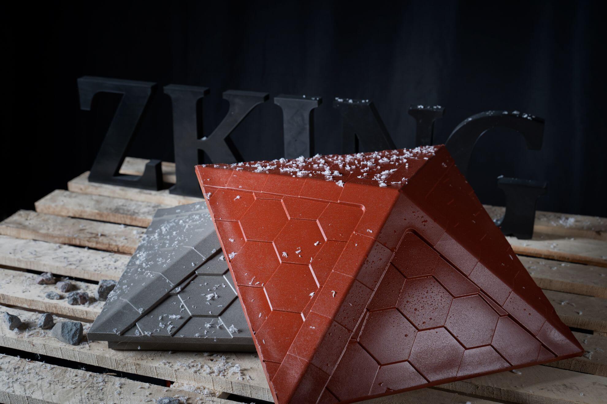 Колпак Zking Эверест Красный на столб 1.5х1.5 кирпича (390х390мм) в Кишиневе фото