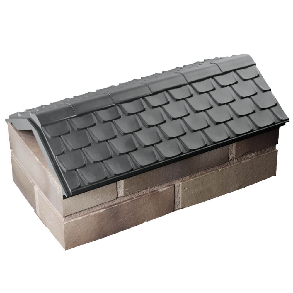 Парапет Zking Эльбрус Серый с посадкой на 1 кирпич (255мм) в Кишиневе фото