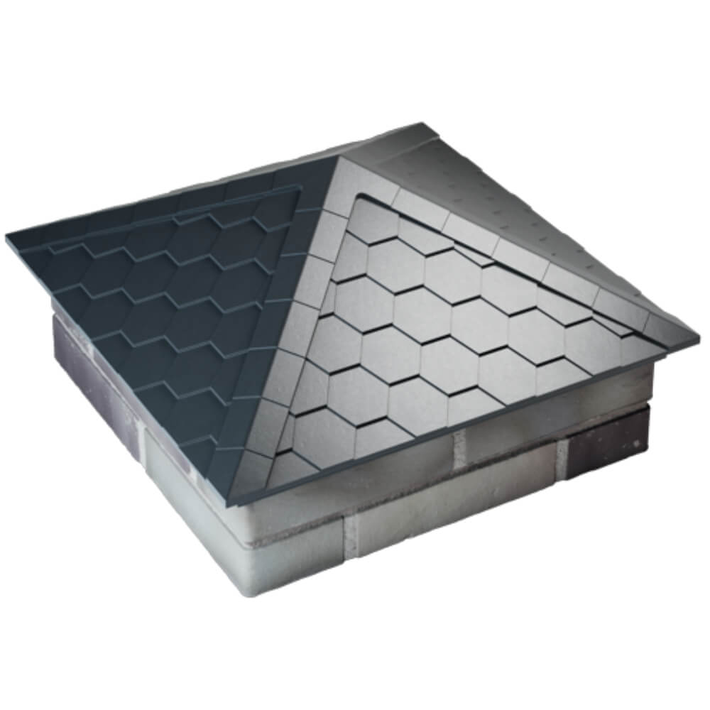 Колпак Zking Эверест Серый на столб 2х2 кирпича (535х535мм) Кишинев фото