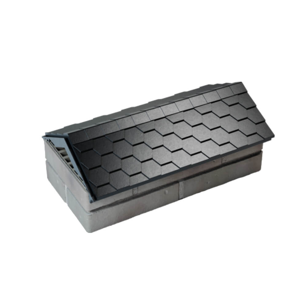 Парапет Zking Эверест Черный с посадкой на 1 кирпич (200/225/255мм) в Кишиневе фото