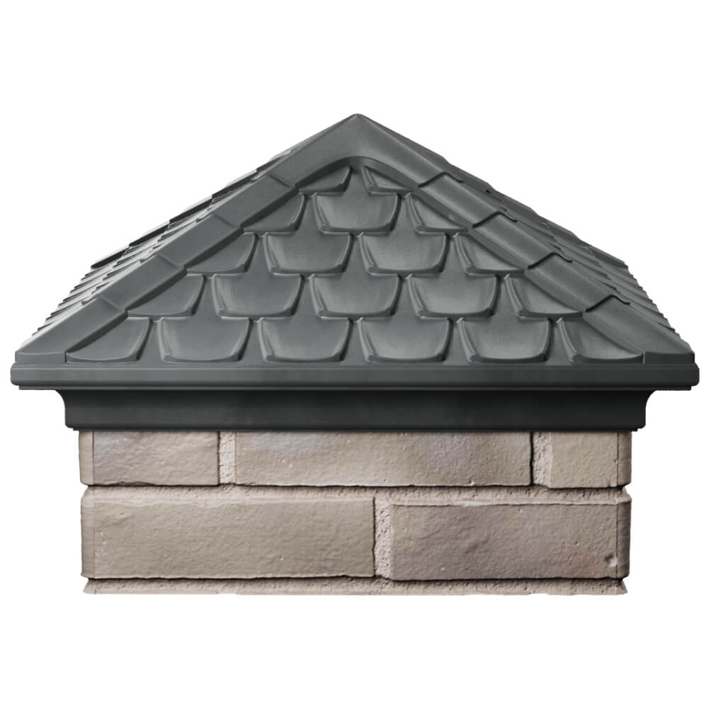 Колпак Zking Эльбрус Серый на столб 1.5х1.5 кирпича (385х385мм) Кишинев фото