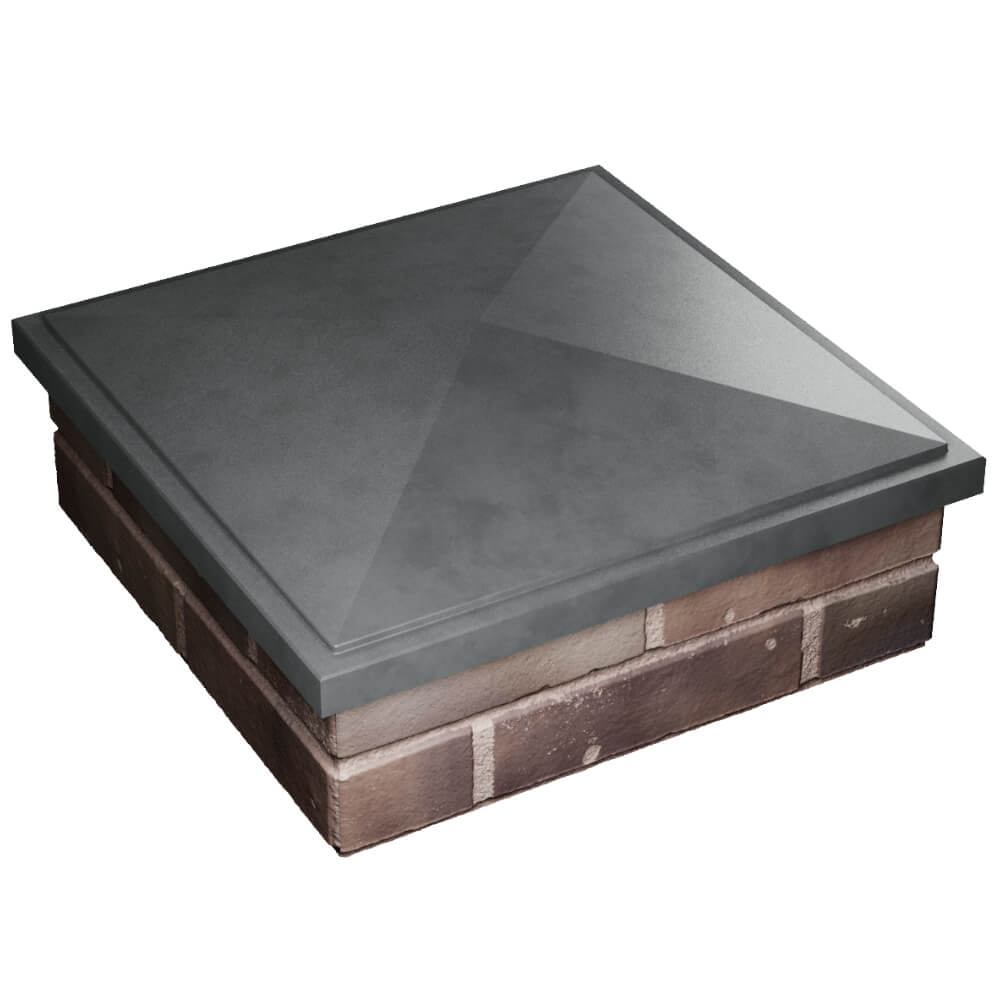 Колпак Zking БонаМоно Серый на столб 2х2 кирпича (515х515, 530х530мм) в Кишиневе фото