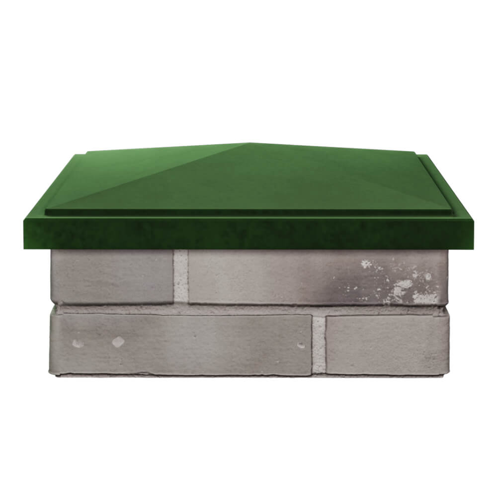 Колпак Zking БонаМоно Зеленый на столб 1.5х1.5 кирпича (385х385, 400х400мм) Кишинев фото