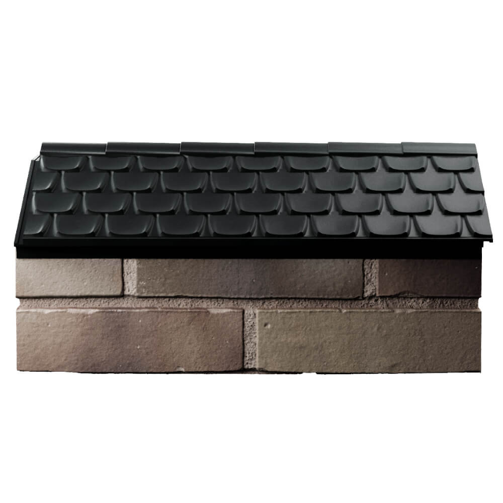 Парапет Zking Эльбрус Черный с посадкой на 1 кирпич (255мм) в Кишиневе фото