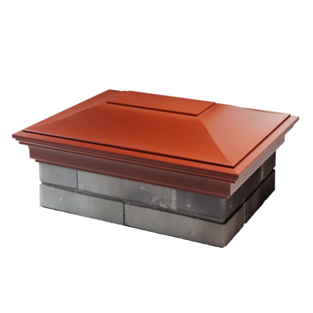 Колпак Zking Монблан Красный на столб 2х1.5 кирпича (515х385мм) в Кишиневе фото