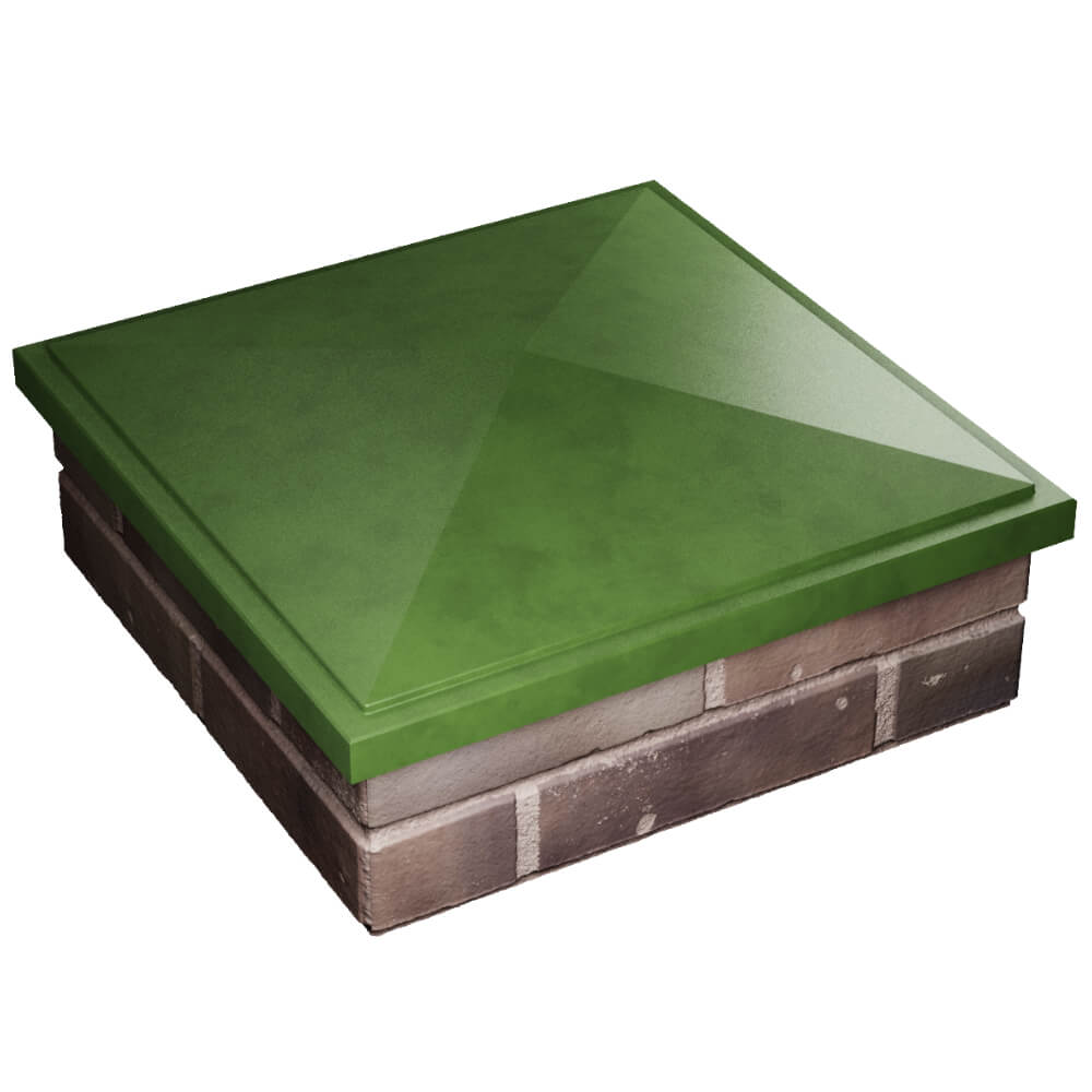 Колпак Zking БонаМоно Зеленый на столб 2х2 кирпича (515х515, 530х530мм) в Кишиневе фото