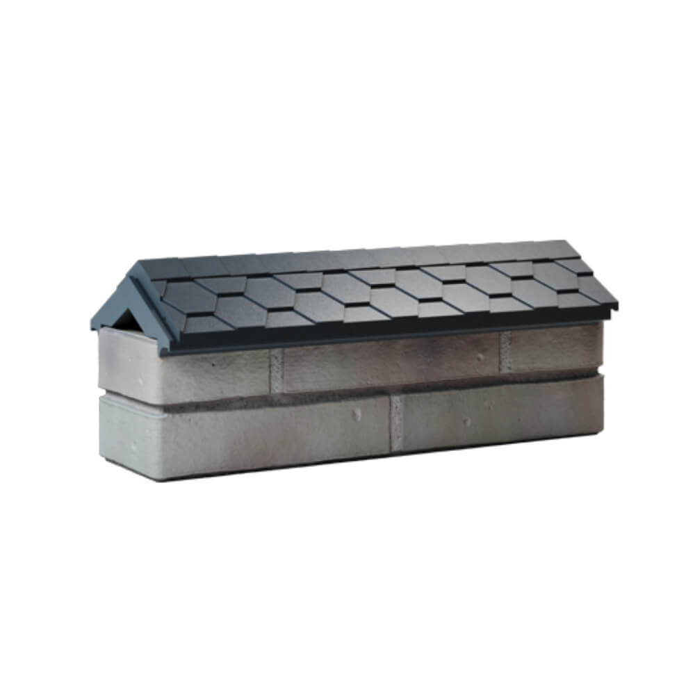 Парапет Zking Эверест Серый с посадкой на 0.5 кирпича (130мм) Кишинев фото