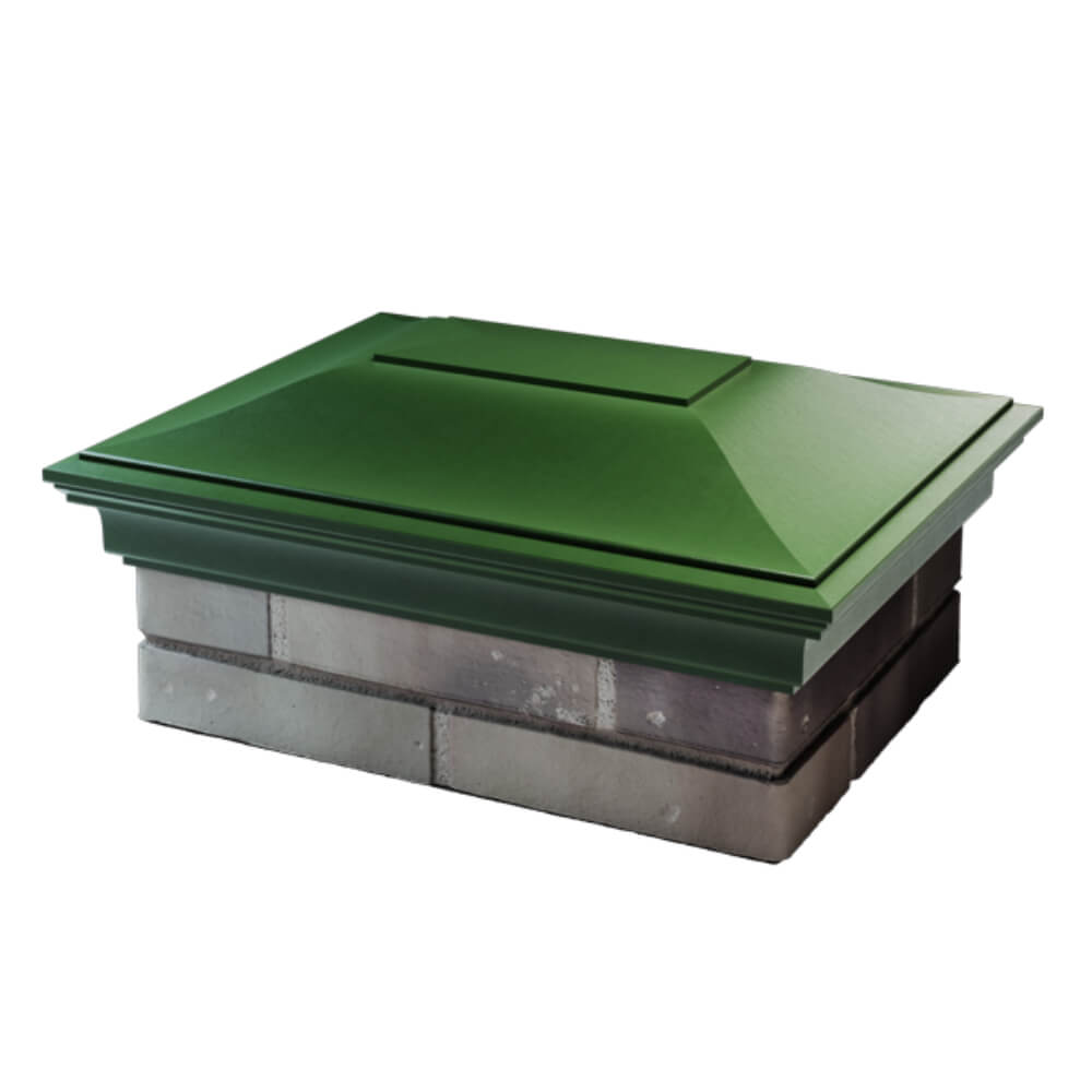 Колпак Zking Монблан Зеленый на столб 2х1.5 кирпича (515х385мм) в Кишиневе фото