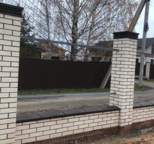 Колпак Zking Бона ХайТек Коричневый на столб 1.5х1.5 кирпича (385х385мм) в Кишиневе фото