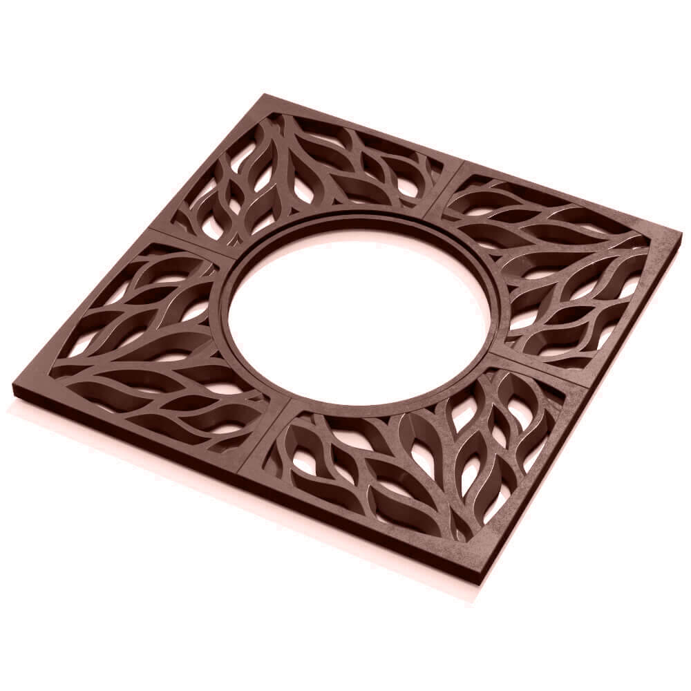 Приствольная решетка для дерева ZKING CRUST 1.2х1.2м Коричневая в Кишиневе фото