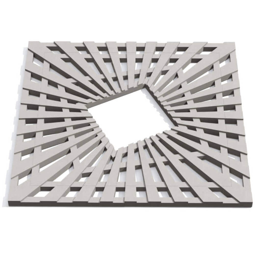 Приствольная решетка для дерева ZKING ATMOSPHERE 1.2х1.2м Бежевая Кишинев фото